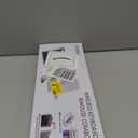 Wireless Keyboard and Mouse Ultra Slim Combo, TopMate 2.4G Silent Compact USB 2400DPI Mouse and Scissor Switch Keyboard Set with Cover, Batteries Included, for PC/Laptop/Windows/Mac - Silver White