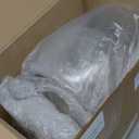 Nuogo 4 Pcs Plastic Candy and Cookie Jars with Lids Clear Cookie Container Candy Jars Large Airtight Apothecary Storage Organization for Wedding Home Kitchen Bar(42/64/90 oz)