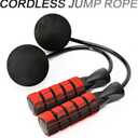 Jump Rope, Training Ropeless Skipping Rope for Fitness, Adjustable Weighted Cordless Jump Rope for Men and Women