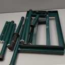 Lawn Leveling Rake,Stainless Steel Lawn Leveler with 30x10 Ground Plate, 78 Adjustable Long Handle, Level Yard Tool for Grass, Golf Field, Level Soil or Dirt Ground Surfaces-Green