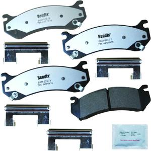 Bendix Fleet Metlok MKD785FM Brake Pads for Escalade,ESV,EXT,Astro,Avalanche,Express,Silverado,Classic,Silverado,HD,Sonora,Suburban,Tahoe,Safari,Savana,Sierra,HD,Yukon,XL,1500,2500,Hummer H2