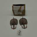 Ailejia 1Pair Peacock Curtain Holdbacks Zinc Alloy Wall Hook Hanging Ball Straps Wall Mounted Curtain (Purple)