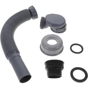 DOITOOL Flexible Tub Drain Low Profile 1 1/2 P Flexible Trap Bathtub Shower Sink Drain Pipe Extension Hose Freestanding Tub for Bath Bathtub Washbasin