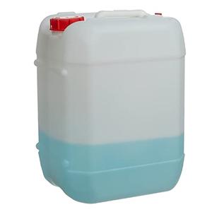 2 PCS Consolidated Plastics 5 Gallon Stackable Carboy with Leakproof Cap and Handle, HDPE Food Grade, BPA Free, Made in USA (Natural)