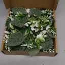 4 PCS Eucalyptus Taper Candle Rings Wreaths 1.38" Mini Spring Summer Floral Taper Candle Holder Wreaths Artificial Greenery Leaves Table Centerpieces Wreath for Farmhouse Home Candlesticks Decor