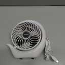 Viniper Portable Rechargeable Fan, Small Desk Fan : 3 Speeds & about 8-24 Hours Longer Working, 180 Rotation, Portable Desktop Fan Small but Mighty, Strong Wind (White, Light Black Blade)6.2 Inch