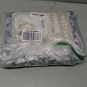 MEETSKY Dark Grey Sheer Curtains 72 Inch Length, Light Filtering Floral Curtain for Bedroom, Rod Pocket Flower Patterned Drapes for Living Room, Set of 2 Panels