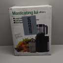 Cold Press Juicer, 5.5inch Wide Feed Chute Juicer Machine, Slow Masticating Juicer for Whole Vegetables & Fruits, Black