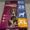Inspire Pet Care Dog Diapers Female Dogs | Bulk Value Doggie Incontinence, Accidents, for Heat, Pee or Period and Housebreaking (X-Large (28 Count))