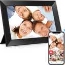 BIGASUO Digital Picture Frame, 10.1" Frameo Digital Frame WiFi with 32GB Memory, 1280x800 IPS Touch Screen, Send Photos/Videos from Your Phone Anywhere, Photo Gifts for Parents and Grandparents