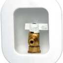 Oatey 39133 Icemaker Outlet Box With Nails, 4 in H x 3-1/4 in W x 2-1/2 in D Box, 12K Quarter-Turn Valve