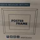 20x30 Picture Frame, Wooden Photo Frames with Tempered Glass, 1 Pack, 20x30 in