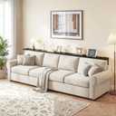 HOOBRO 102.3 Inch Narrow Console Table, Skinny Behind Couch Table, 102.3"L x 5.9"W x 33.4"H