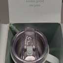 REDUCE Reusable 50 oz Cold1 Water Tumbler – Ergonomic Handle – Double-Wall Insulation – Sturdy Desktop/Tabletop Mug with Lid and Straw – BPA-Free – Stainless Steel for Gym, Home, Office – Casa Blanca