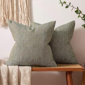 MIULEE Pack of 2 Decorative Burlap Linen Throw Pillow Covers Modern Farmhouse Pillowcases Rustic Woven Textured Cushion Cover for Sofa Couch Bed 24x24 Inch Khaki MIULEE Pack of 2 Decorative Burlap Linen Throw Pillow Covers Modern Farmhouse Pillowcases Rustic Woven Textured Cushion Cover for Sofa Couch Bed 24x24 Inch Khaki