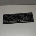 TECKNET Wireless Keyboard, 2.4G Silent Full-Size USB Keyboard with Number Pad, Ergonomic Keys & Foldable Feet, Compatible with Laptop, PC, Desktop, Surface, Windows 11/10/8/7  QWERTY US Layout, Black