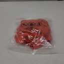 MSLG Women's Sexy 2 Piece Set Solid Summer Bodycon Suit Casual Tie Front Short Sleeve V Neck Crop Top Shorts Outfits Sets S42 (Orange) S