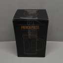 BAYKA French Press Coffee Maker, Large 304 Stainless Steel Coffee Press, Cold Brew Heat Resistant Thickened Borosilicate Coffee Pot for Camping Travel Gifts, 34 Ounce, Dark Pewter