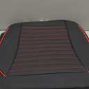 Huidasource 2016-2025 Malibu Seat Covers Front & Rear Fullset, Full Coverage Custom Fit Seat Cover for Chevy Malibu L, LS, LT, Premier 2016-2025, Breathable Malibu Seat Protector(Full Set/Black&Red)