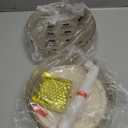 Weidace 360 Rotating Makeup Organizer for Vanity, Bathroom Countertop Spinning Perfume Organizer, High-Capacity Cosmetic and Skincare Dresser Make Up Holder Rack (2 Tiers, Yellow)