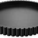 Handmade 12in Decorative Tray for Coffee Table Tray Decor, Black Wooden Decorative Round Tray for Kitchen, Living Room, Home Decor