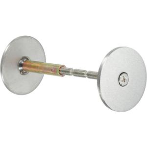 PATIKIL Door Knob Hole Cover Plate, 1 9/16" Dia. Deadbolt Cover Plate Door Hole Filler Plate for 1 1/32" to 1 3/8" Holes, Brushed Satin Nickel