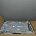 Stainless Steel Cat Litter Box with Lid, Extra Large, Great for Large & Small Cats, Easy to Clean, Anti-Leakage, Non-Sticky, Multifunctional 2 in-1 Metal Cat Litter Box - Light Gray