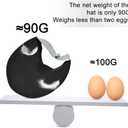 10 x ZOORON Sun Visor Hats for Women Men Wide Brim Sun Hats Women Men Adjustable Ponytail Sun Hats Foldable UPF 50+ (Gray)