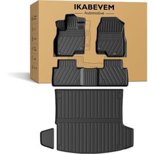 RDX Floor Mats and Cargo Liner for 2019-2025 2026 Acura RDX, Custom Fit All Weather Floor Mats and Trunk Mat for Acura RDX Front & Rear Row Full Set (Thicker) 2026 2025 2024 2023 2022 2021 2020 2019