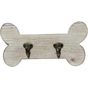 Vintage Style Dog Bone Hook Wall Mounted Coat Rack Rustic Wall Hanging Leash Holder