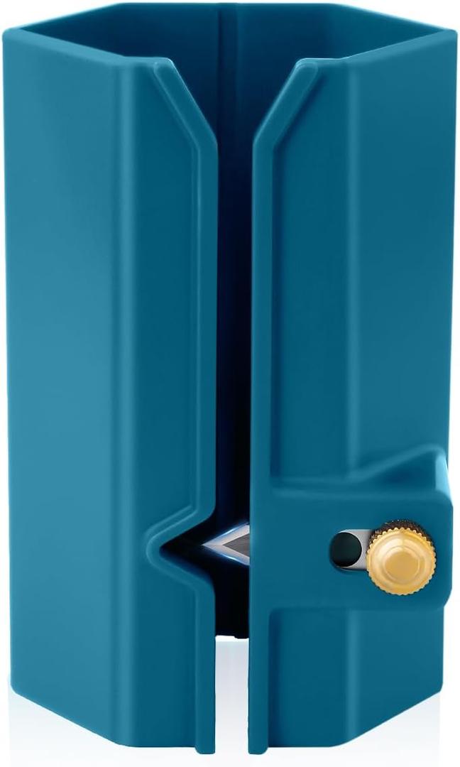 2 x Wrapping Paper Cutter, New Upgrade Blade Gift Wrap Paper Cutter Tool Steel Sliding Replaceable Wrapping Paper Roll Cutter for Christmas Birthday Gift Wrapping Supplies(Blue)