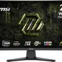 msi MAG 275CQDF X24 27-inch 2560 x 1440 (QHD) Gaming Monitor, AMD FreeSync Premium, Dual Mode with WQHD 240Hz and HD 400Hz, HDR Ready, HDMI, VGA Port, VESA, Tilt, 0.5ms, Black