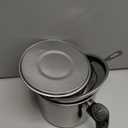 Bacon Grease Container with Strainer & Lid, 43oz Stainless Steel Grease Saver for Kitchen, Leakproof Oil Keeper with Non-Slip Handle, Fry Fat Storage Organizer for Cooking Oil/Grease