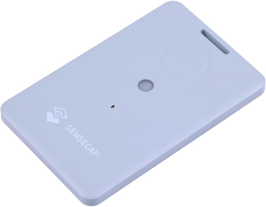 seeed studio T1000-A GPS Tracker with Temp, Light, Motion Sensor, LoRaWAN, Bluetooth and Wi-fi Transmission, Bluetooth, Wi-fi, Panic Button and Buzzer, GNSS, 6.5mm Card Size, IP65 Waterproofing