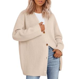 Libsorge Womens Oversized Lightweight Sheer Button Front Cardigan Spring Summer Fall 2025 Trendy Ladies Dressy Casual Outfits Solid Ribbed Knit Long Sleeve Thin Sweater Yellow M