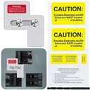 Generator Interlock Kit for Siemens 100 Amp or Murray 100 Amp Panels, Professional and Interlock Kit, 7/8-1 1/4" Spacing Between Main and Branch Breakers