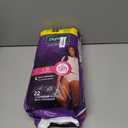 Depend Night Defense Adult Diapers, Incontinence & Postpartum Bladder Leak Underwear for Women, Disposable, Overnight, Large, Blush, 22 Count, 