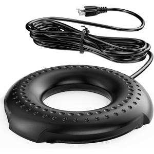 NFESOLAR Bird Bath Heater for Outdoors in Winter, 70W Pond De-Icer with Thermostatic Controlled, Metal Casing, Safe for Birds Chickens Animols, Black