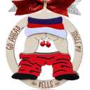 Funny Santa Christmas Ornament - Naughty Wooden Tree Decor for Adults, Perfect for Dirty Santa/White Elephant/Yankee Swap