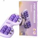 Foot Roller Massage for Plantar Fasciitis, Portable Feet Roller Therapy for Circulation and Pain Relief, Reflexology and Deep Tissue Muscle Tool