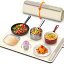 Electric Warming Tray - Full Surface Heating,Rollable & Portable,Premium Silicone Nano-Material,3 Temperature Settings,Auto Shut-Off -Versatile Food Warmer for Gatherings,Parties,Everyday Use