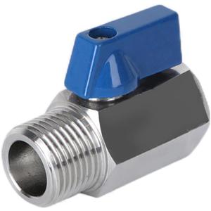 BesNPT 316 Stainless Steel Shut Off Valve 1" NPT Male x 1" NPT Female Ball Valve for Water Fuel Air