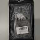 ZIYE Made for iPhone 14 Case with Magnetic [Compatible with MagSafe] Leopard Print Pattern Matte Design Lens Cover & Shockproof Protection Men and Women Case for iPhone 14 (Black)