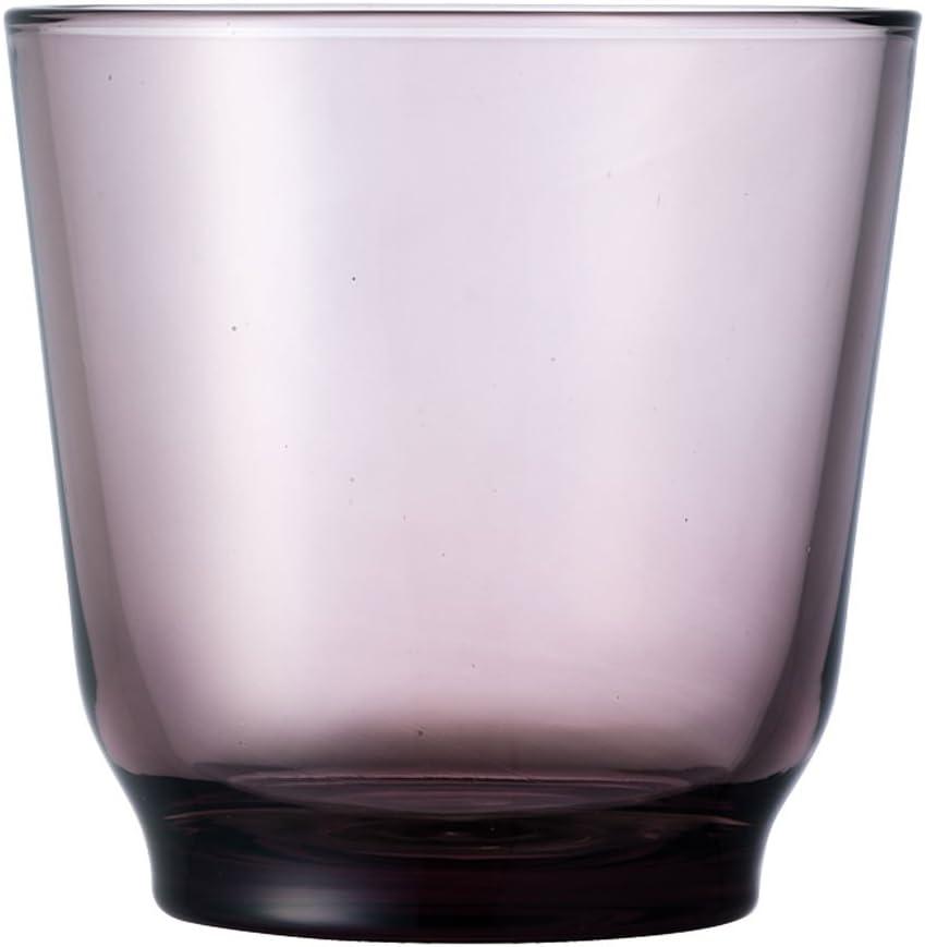 Kinto 26874 Glass HIBI Tumbler, 7.8 fl oz (220 ml), Purple