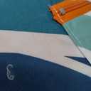 Everlasting Comfort Extra Large Outdoor Picnic Blanket Waterproof 128 x 108 /10.7ft x 9ft  Foldable Mat for Picnics, Camping, Beach, Grass Park  Sandproof Travel Blankets & Essentials, Orange