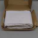 Amazon Basics Lightweight Ruffled Bed Skirt, Classic Style, Soft and Stylish 100% Microfiber with 16" Drop, Wrinkle Resistant, Machine Washable, Queen, Bright White, Solid