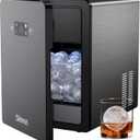 Silonn 2" Sphere Clear Ice Maker Countertop, Slow-Melting Crystal Ice Balls for Whiskey, 4 Pcs in 35 Mins / 144 Pcs/Day, Rapid Sphere Technology, One-Click Self-Cleaning, Ideal for Bourbon