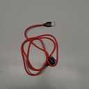 AGVEE 4ft for Old iPhone 4S Charging Cable, MFI Certified 30 Pin Braided Heavy Duty Fast Durable Charger Cord, Compatible with iPhone 4/ 4S iPad 1/ 2/ 3 iPod Classic Nano Touch, Red