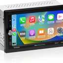 BOSS Audio Systems BV9358B Car Stereo  Wireless CarPlay Android Auto, Double Din, 7 Inch Touchscreen, Bluetooth, NO CD DVD Player, AM/FM Radio Receiver, A/V Input, USB
