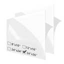 Premium Glossy White Cast Acrylic Plexiglass Lucite Sheets-1/8 Inch Thick (3mm) (2, 24x36 inch-3mm)